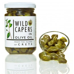 Organic Wild Capers from Crete 140g